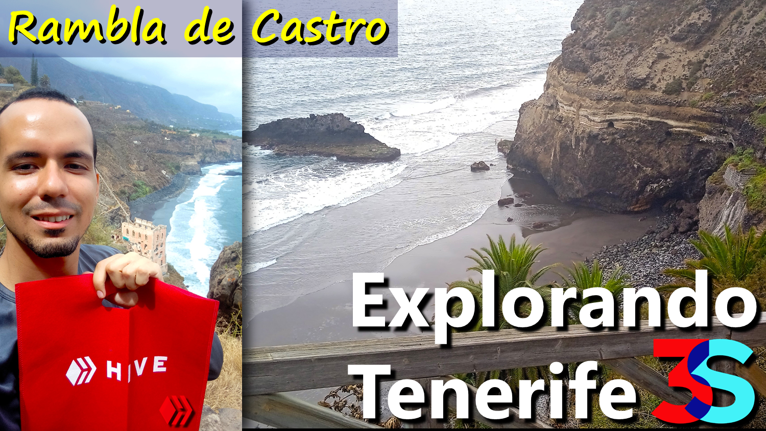 TENERIFE EN 3SPEAK SHORT La Belleza de la Playa de Castro y las Ruinas de Gordejuela EspaVlog Hive PinMapple.png