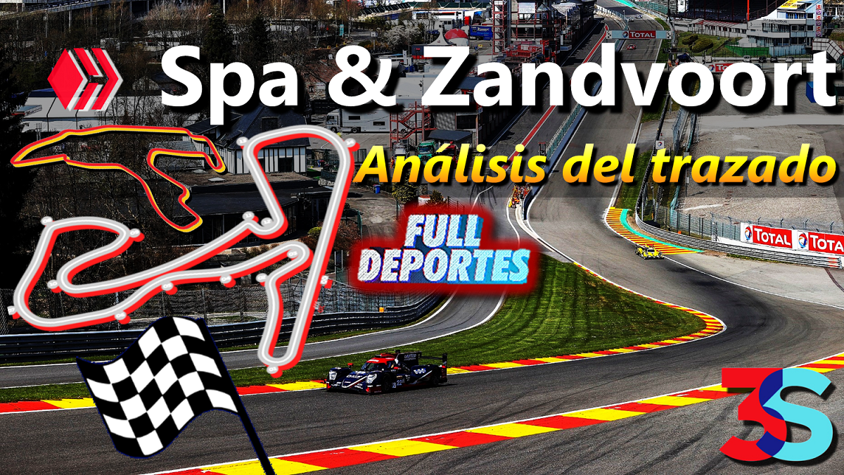 Análisis de Spa-Francorchamps y Zandvoort. Bélgica y Holanda acontmotor Formula 1 F1 Full Deportes Hive.png