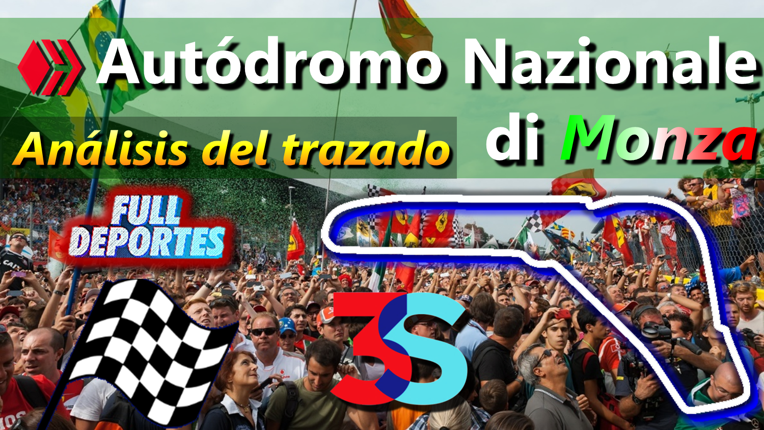 Análisis del Autódromo Nazionale di Monza Full Deportes F1 Fórmula 1 acontmotor Hive PeakD 3Speak Italy Italia Milano Ascari Parabolica Curva Grande Lesmo La Roggia FullDeportes.png