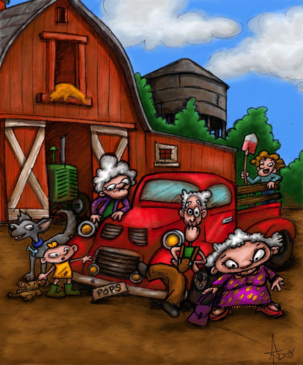 Characters created for an animation project