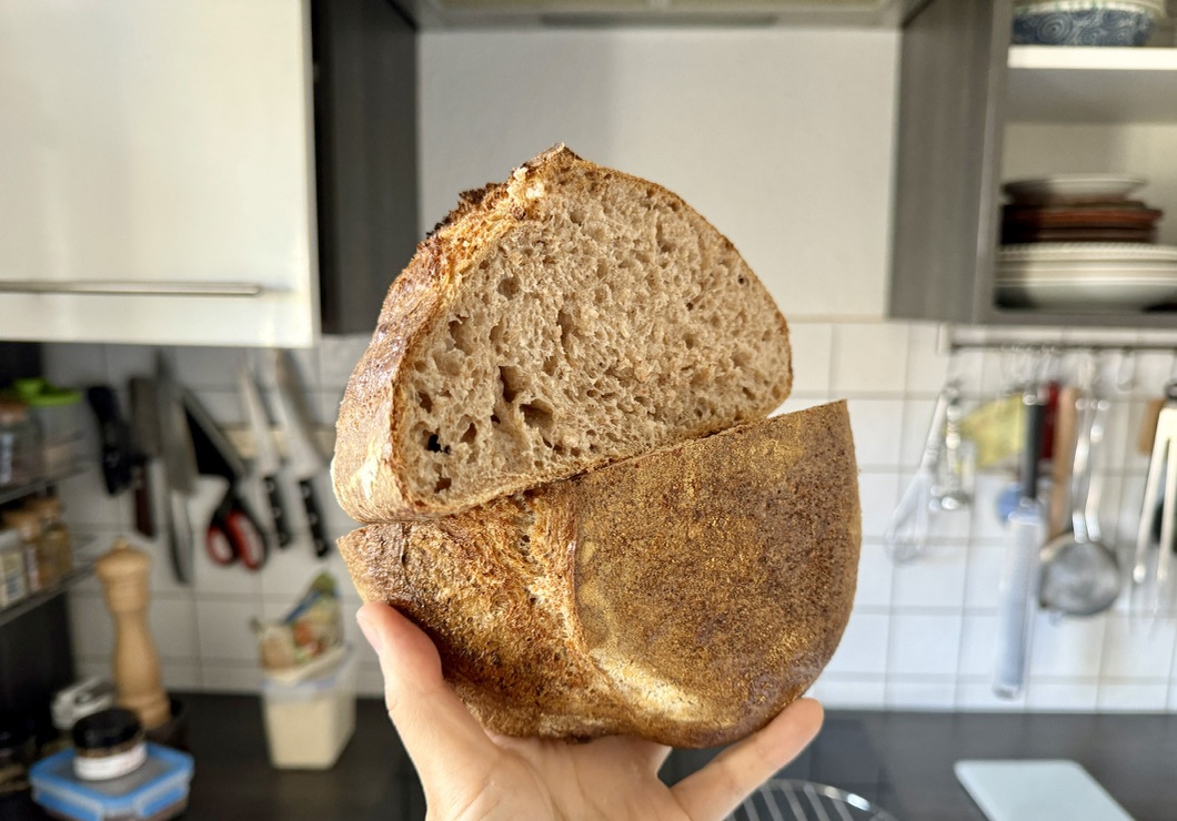Modern wheat-based sourdough: rises beautifully