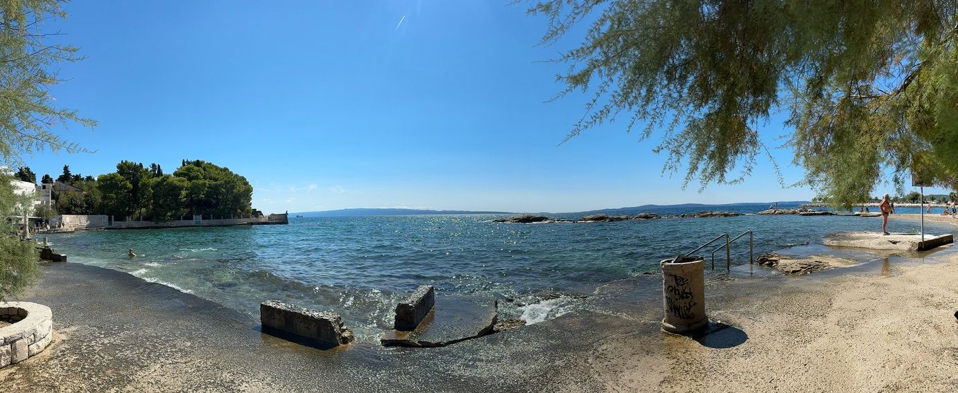 Beach nearby the conference venue