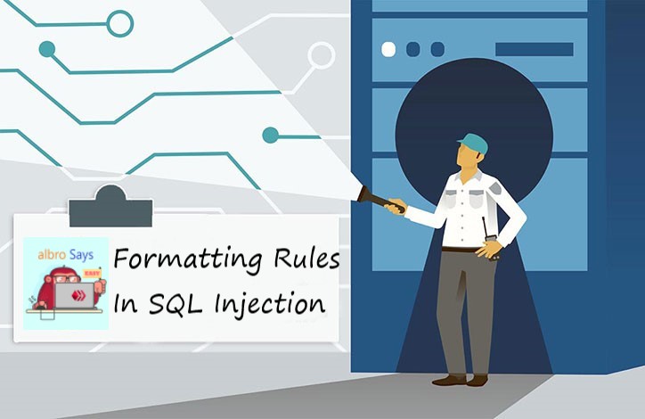 Formatting Rules In SQL Injection By albro