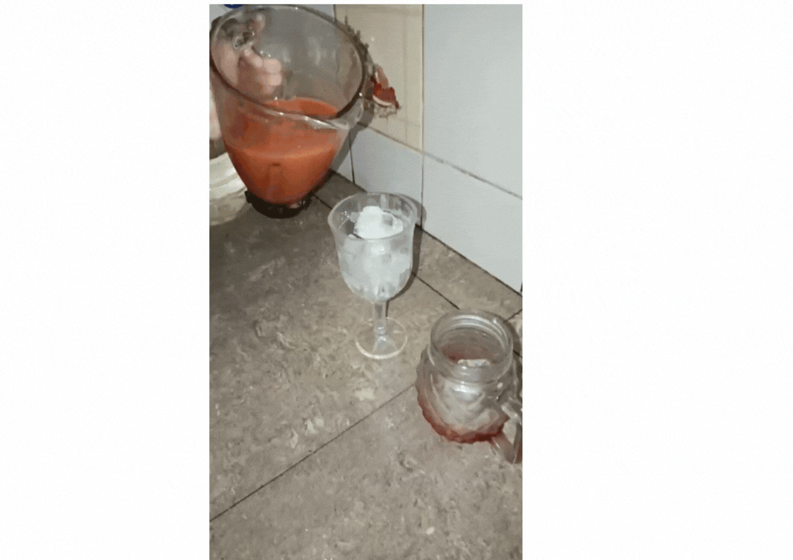 Delicious passion fruit and badea juice.gif
