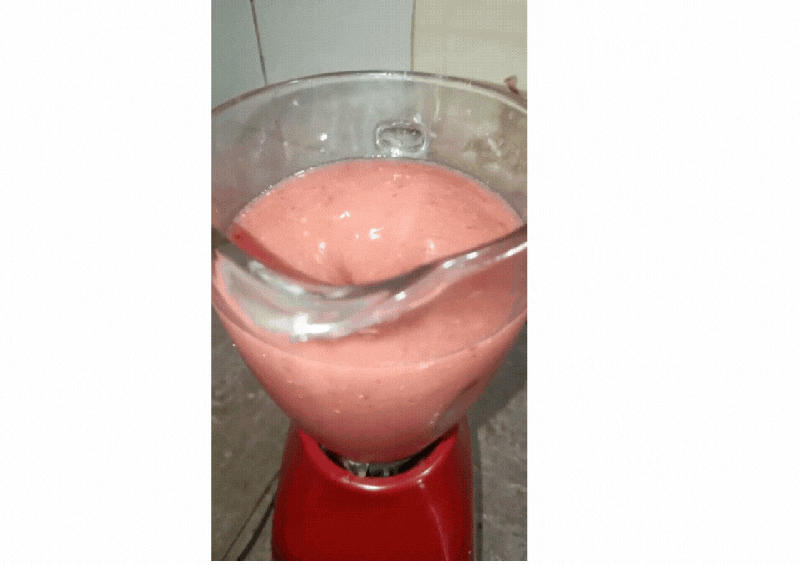 Delicious mango and orange juice.gif