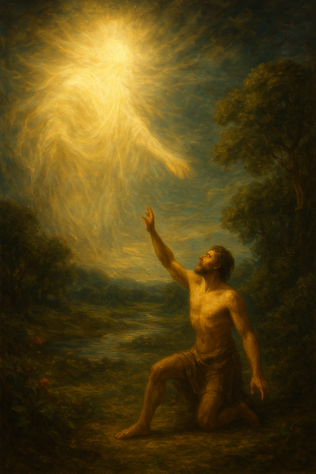 Genesis 2: 7 Then the Lord God formed a man from the dust of the ground and breathed into his nostrils the breath of life, and the man became a living being.