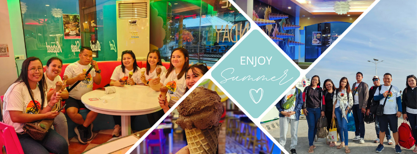 Turquoise Blue Photo Collage Summer Sea Vacation Facebook Cover.png