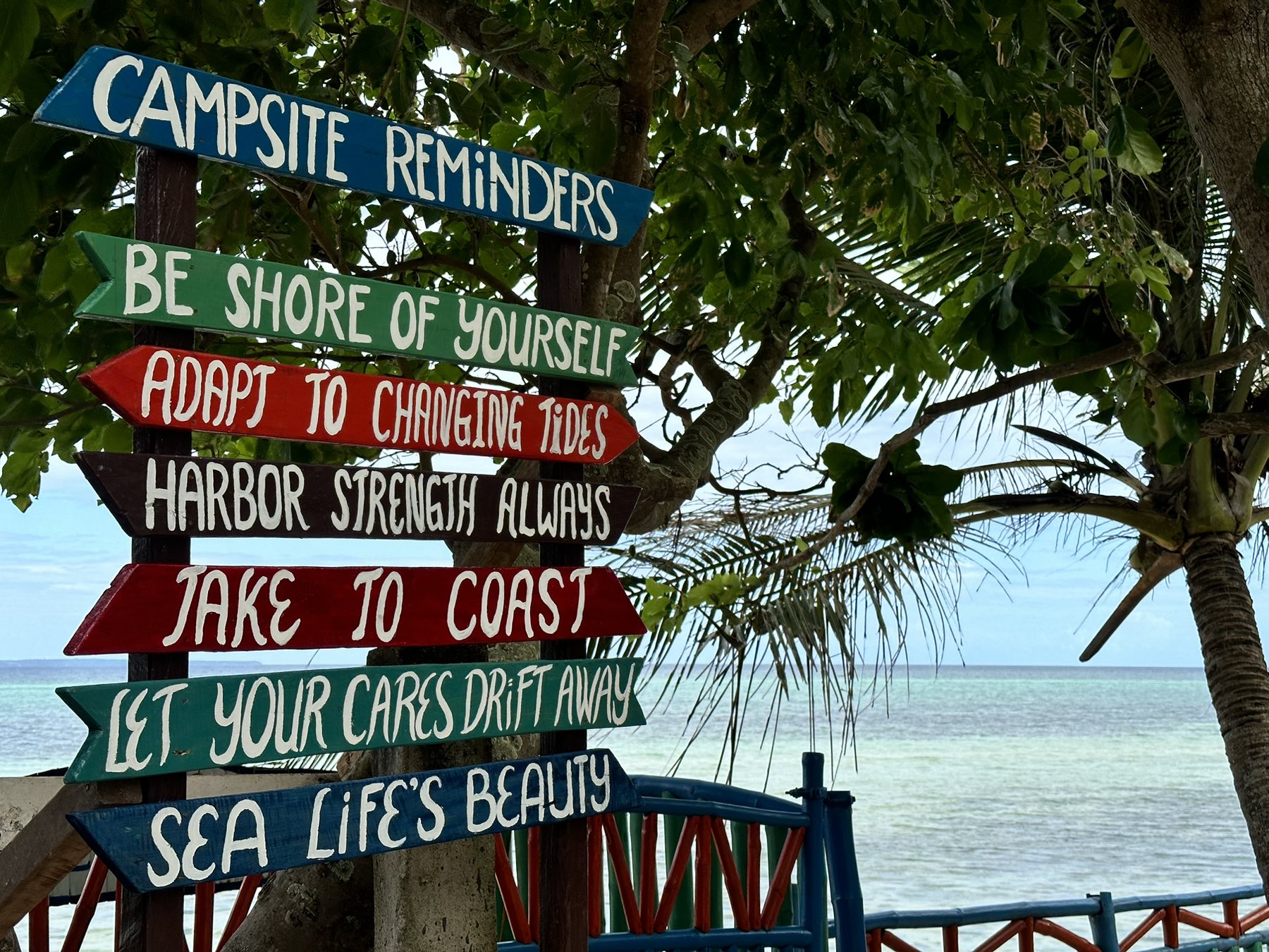 Sign boards my father and I painted