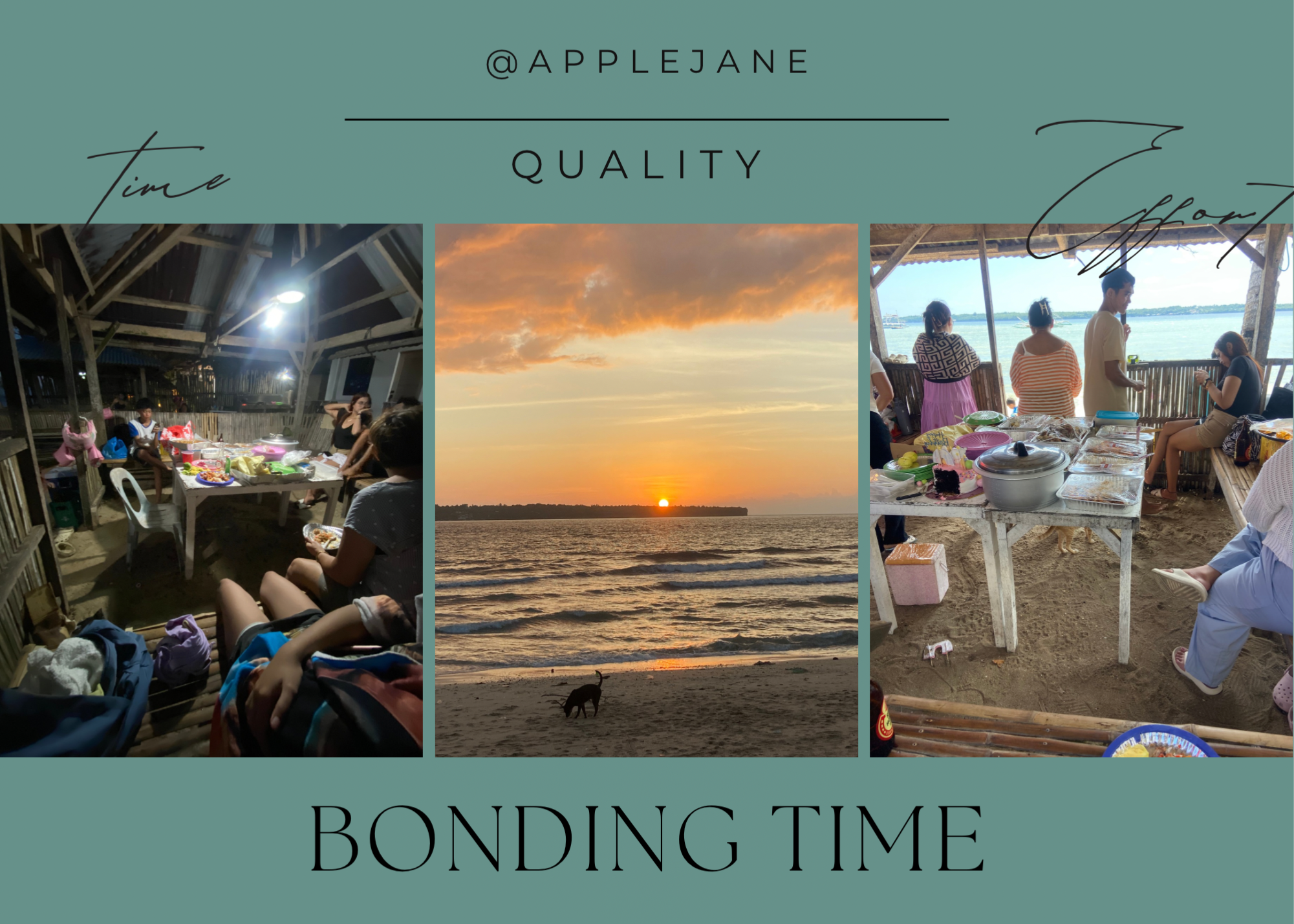 Beach Date with My Family and Friends