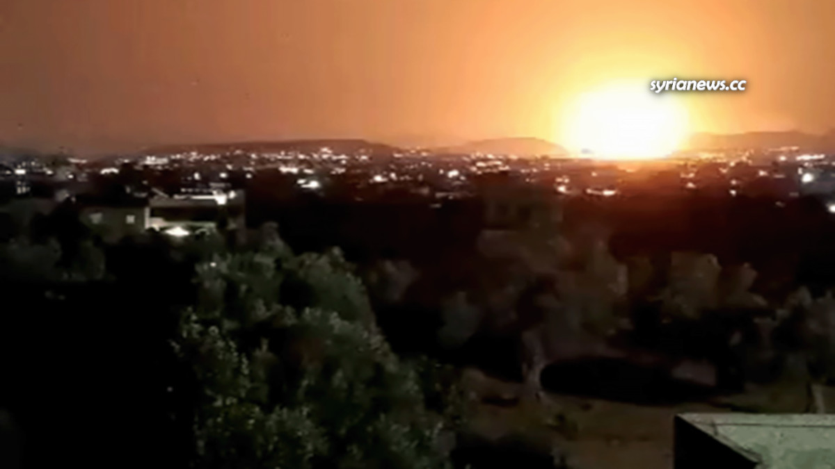 Israel bombs Al Kiswah - southern Damascus- Syria.jpg