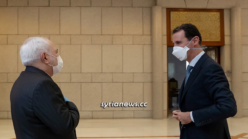President Bashar Assad Receives Iranian Foreign Minister Javad Zarif in Damascus.jpg