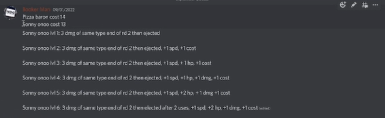 Sonny Onoo upgrade tree (WIP) - Sorry for the low quality - screenshot from an AMA