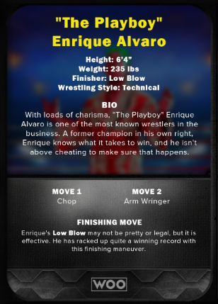 Lore card for Enrique Alvaro