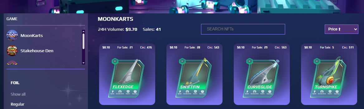 Sales Increased at Moon Karts Market