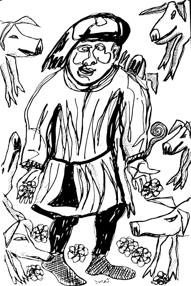 forrest_the_masters_revisited_pieter_bruegel_he_cast_roses_before_swine_ink_2015_w.jpg