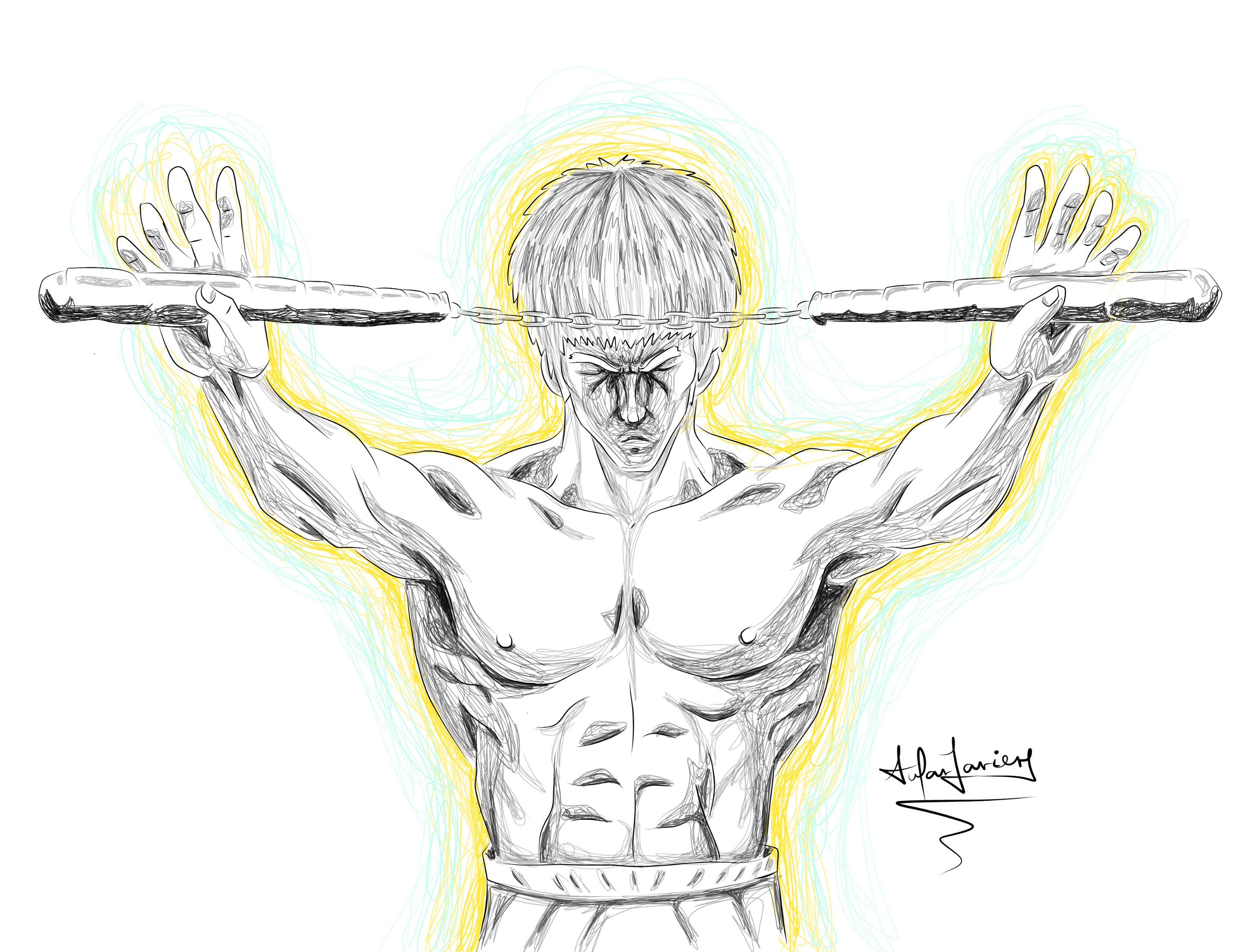 Dibujando a Bruce Lee (arte digital) 🥋 ESP-ENG 