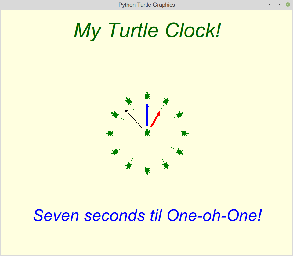My Turtle Clock
