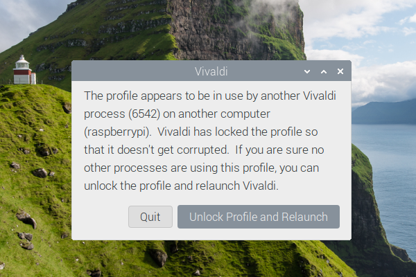 Vivaldi message