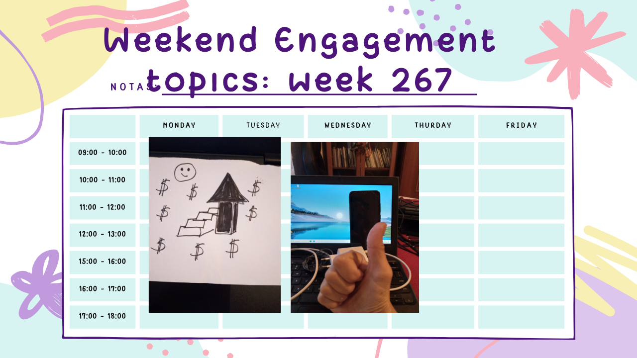 Weekend Engagement Topics: week 267