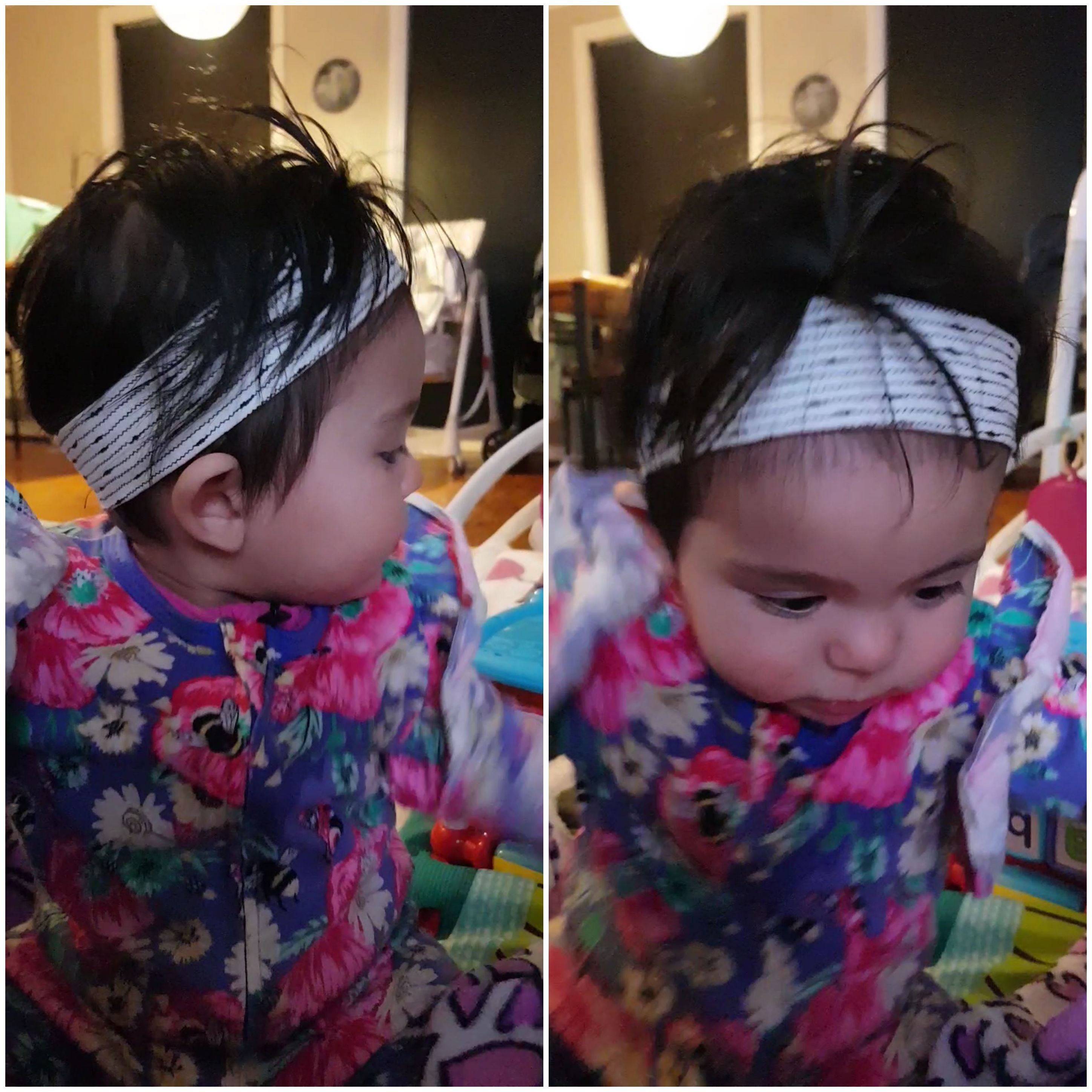 headband strip with elastic