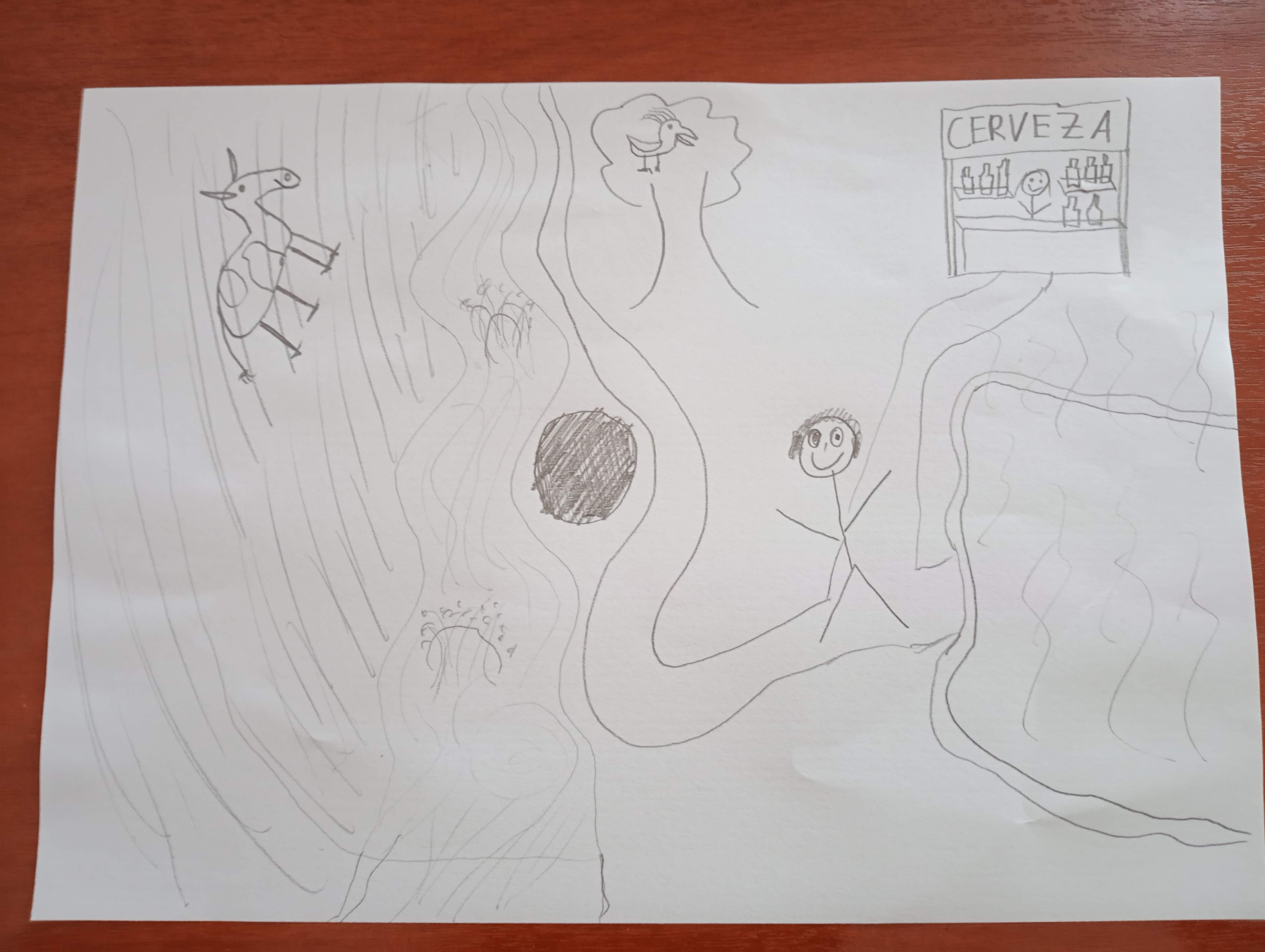 Okay, that cow clearly went totally wrong. The bird looks quite cool, though. I hope the rest is kind of identifiable, but you're welcome to poste questions.
