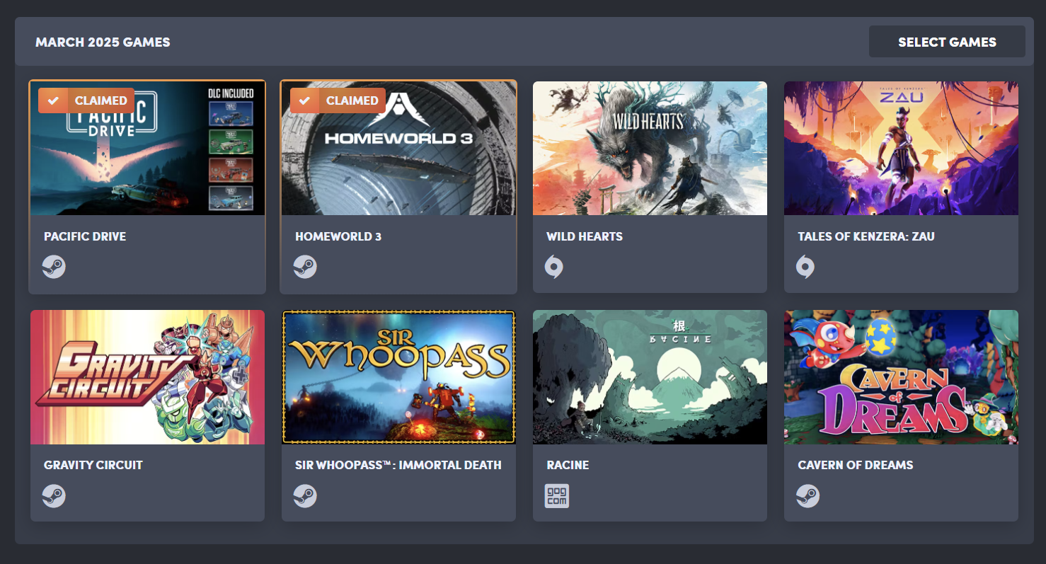 Thoughts about the newest Humble Drop: March 2025.png