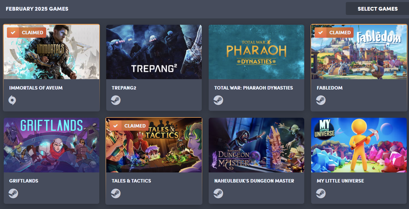 Thoughts about the newest Humble Drop: February 2025.png