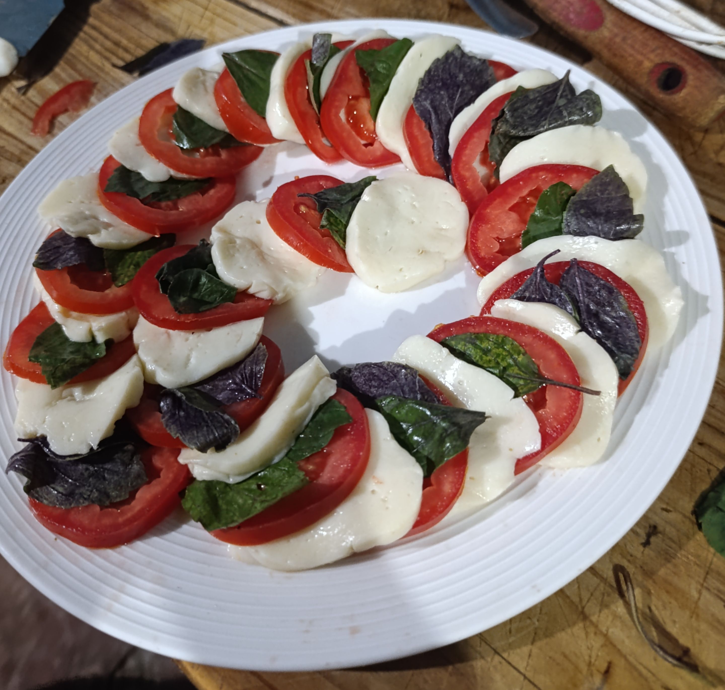 Plato de los tres colores 