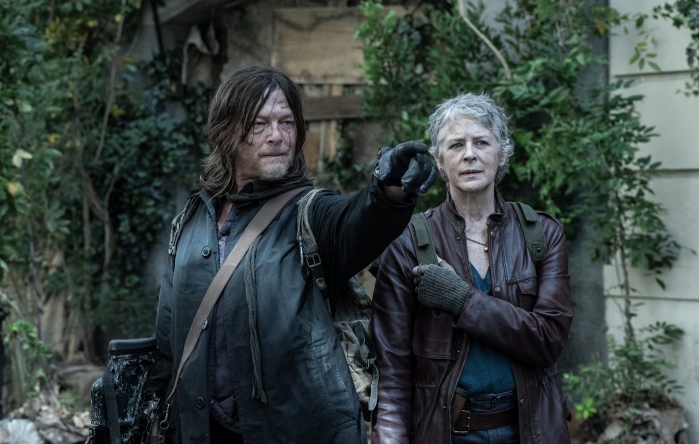 The best duo ever! Norman Reedus as Daryl Dixon and Melissa McBride as Carol