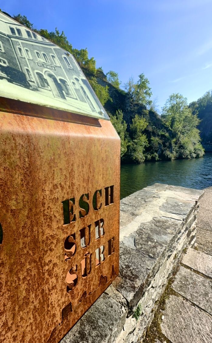 Because beer tastes better near medieval rivers. It's probably some kind of science.