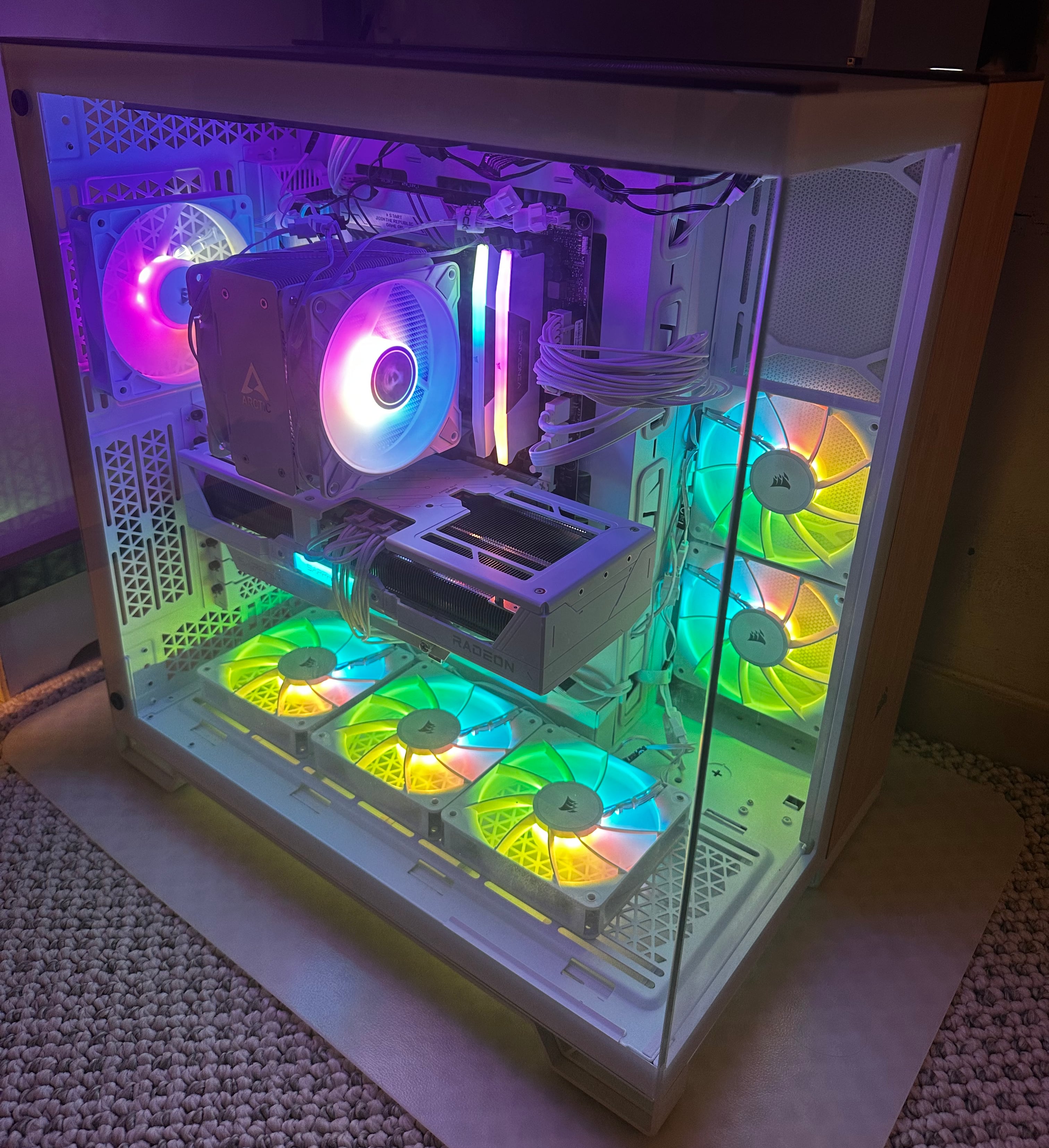 My son's first home built PC: this isn't a witness but perhaps one day!