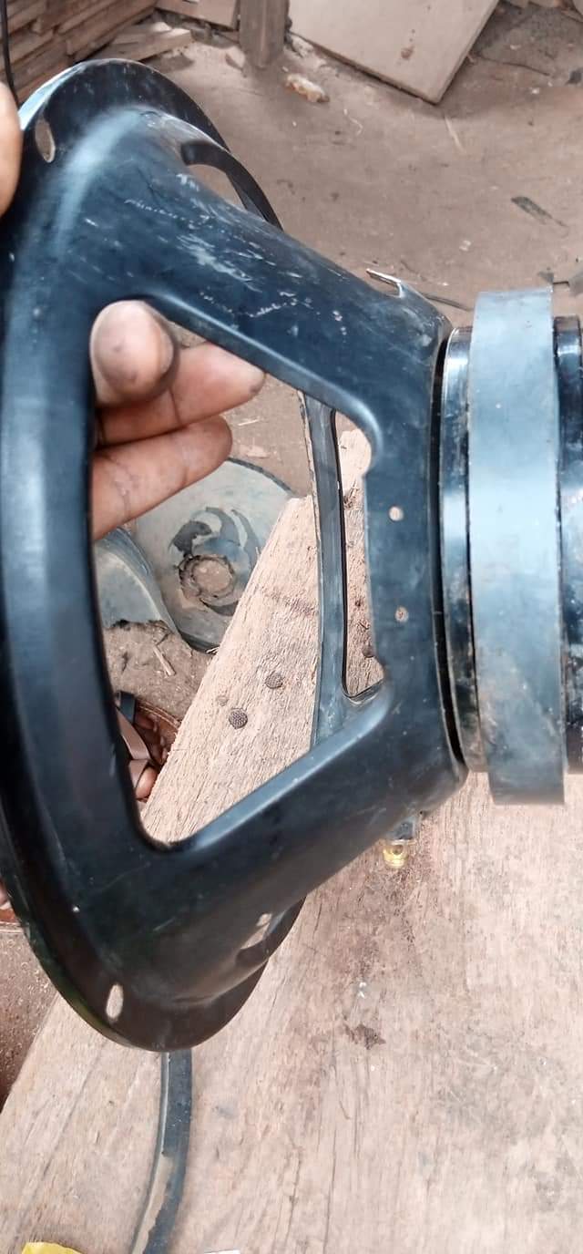 Fixing a burnt coil in the cone of a 12" speaker