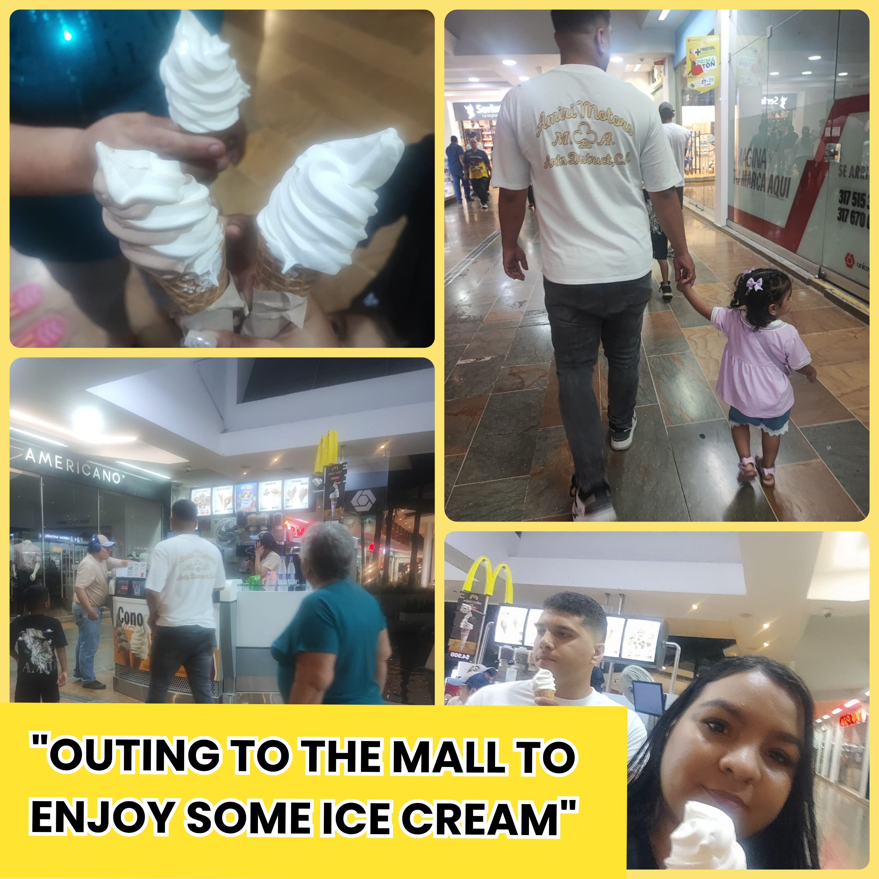 "OUTING TO THE MALL TO ENJOY SOME ICE CREAM" [ENG-ESP]