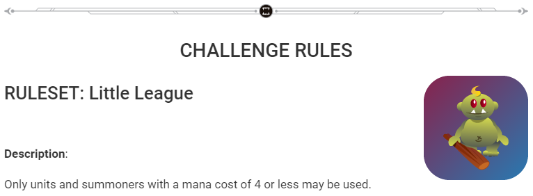 LITTLE LEAGUE weekly challenge