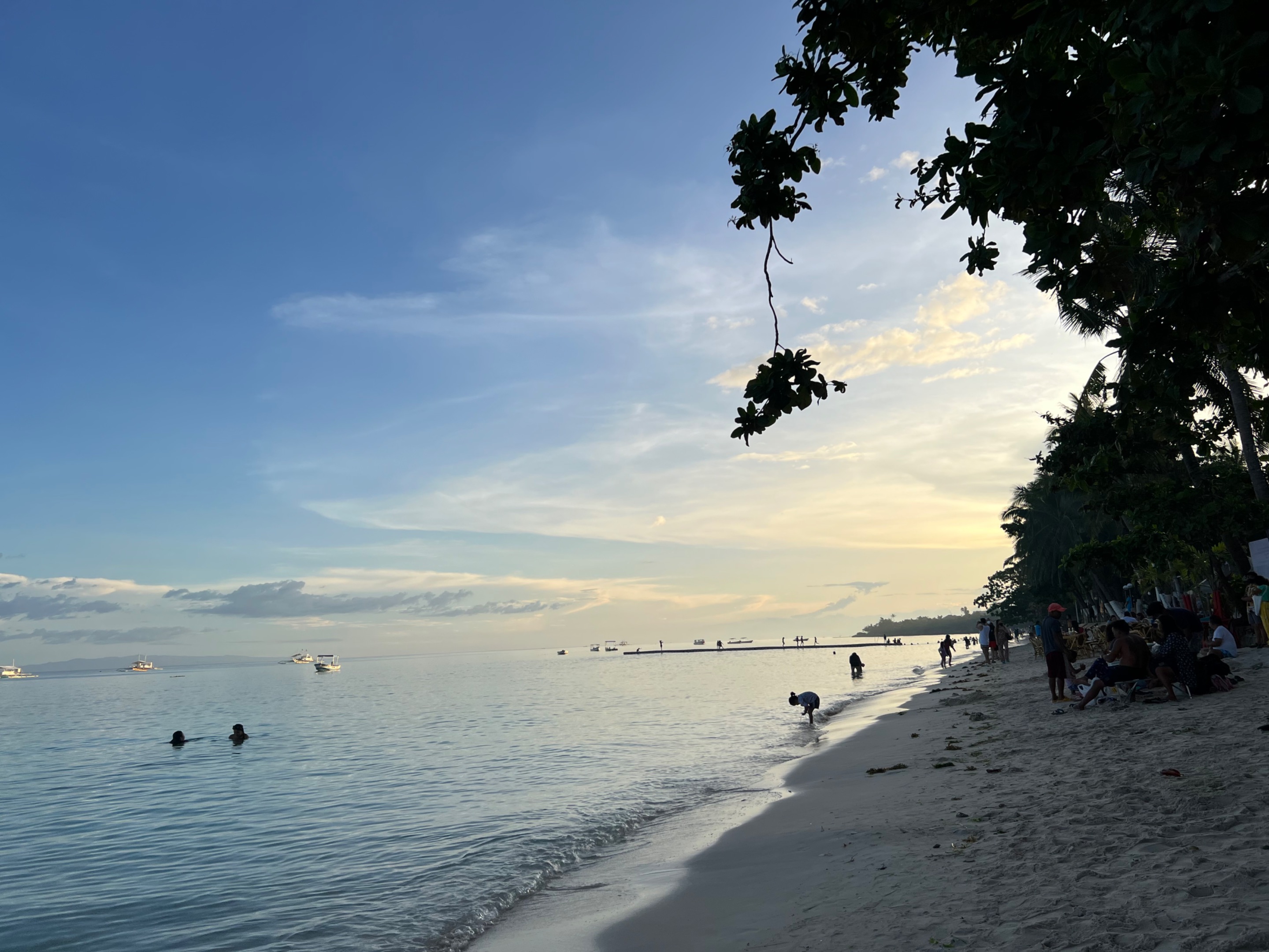What it looked like before the sunset.