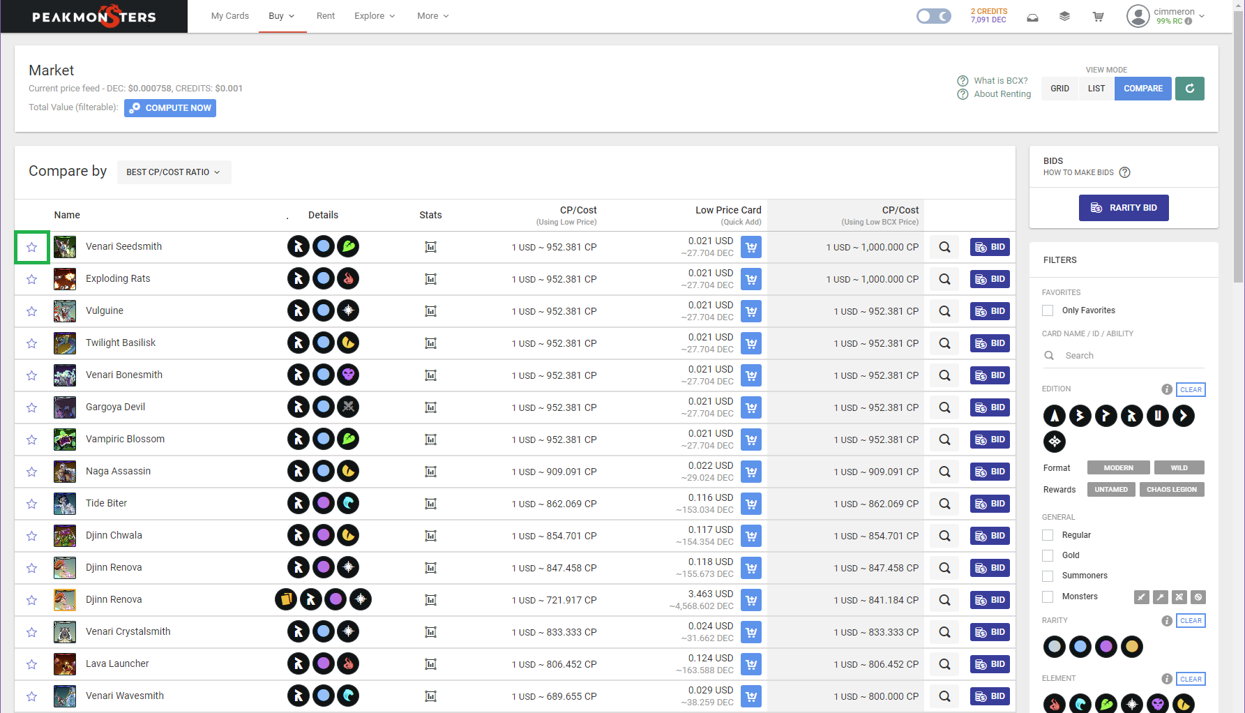 Buy Compare View
