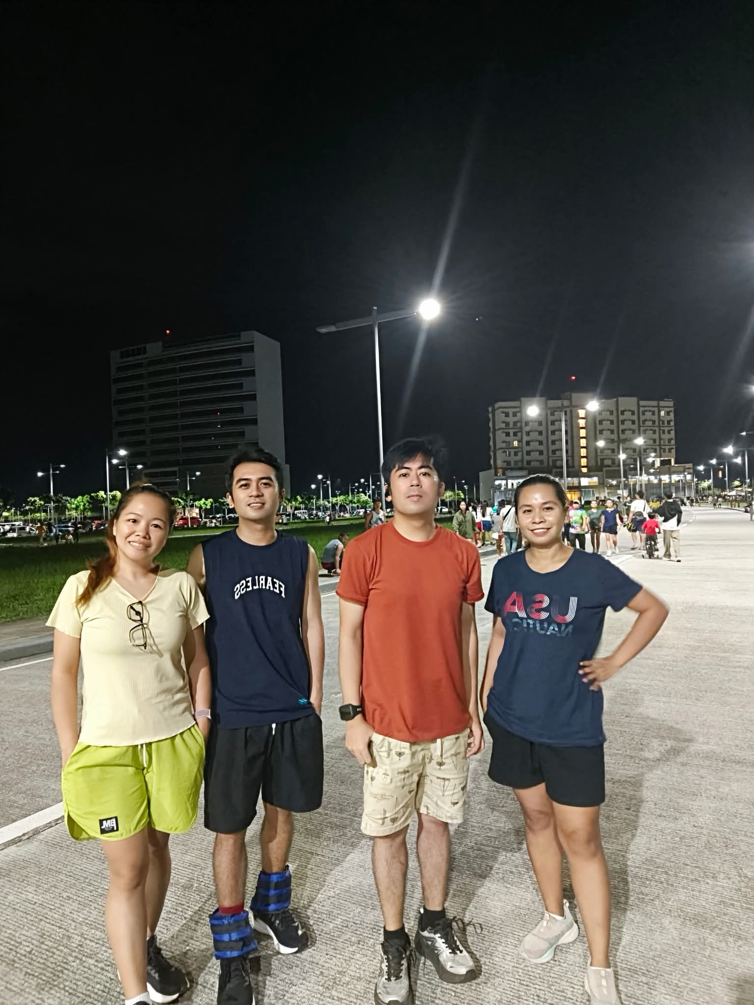 Late night walk and hitting 10k steps each day.