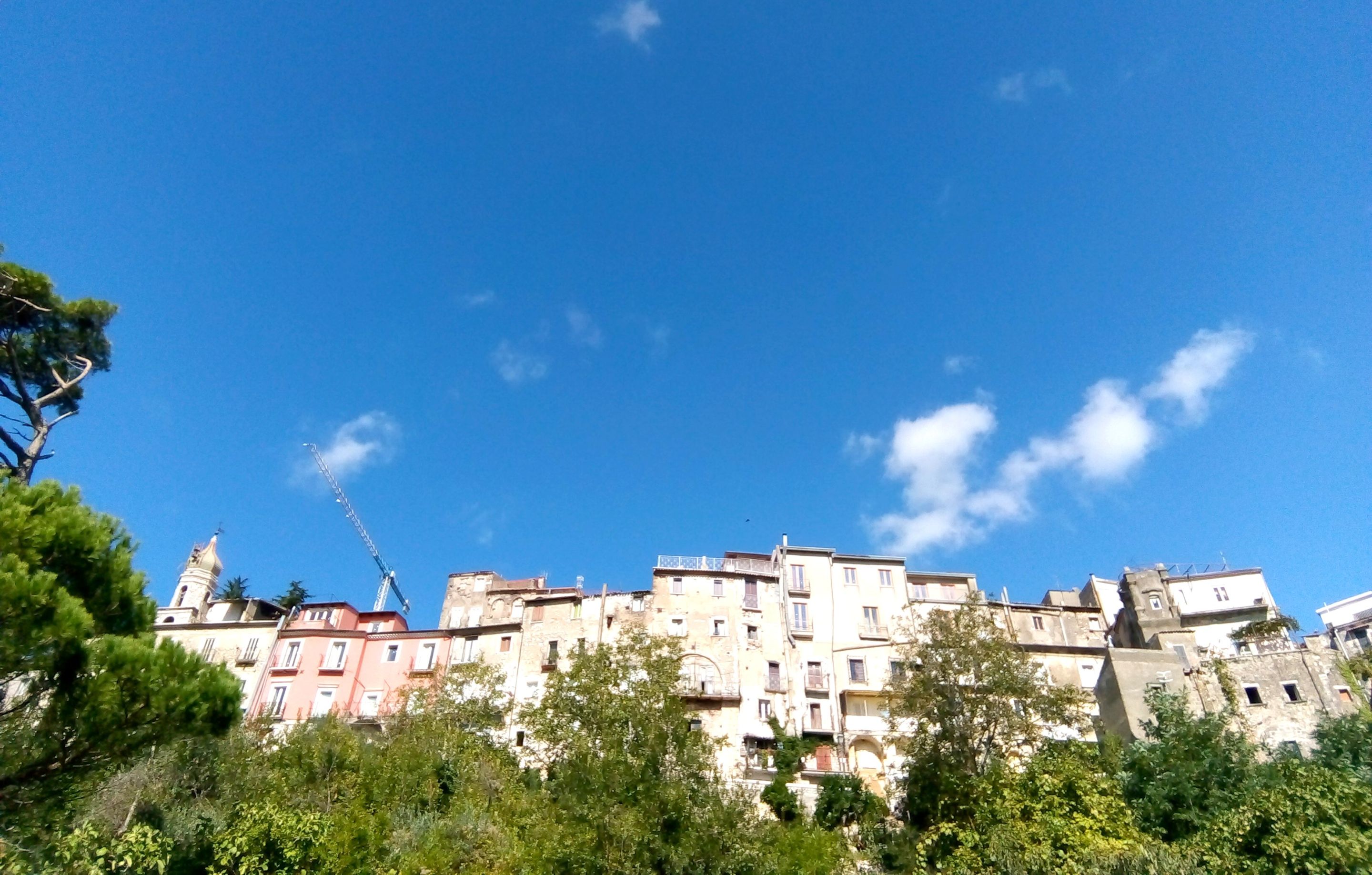 36 view from below the gardens - up to the facade of the old town - Arthouse to right.jpg