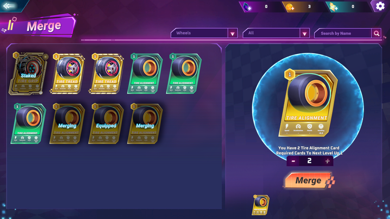 Your Cards Can Be Merged in Moon Karts