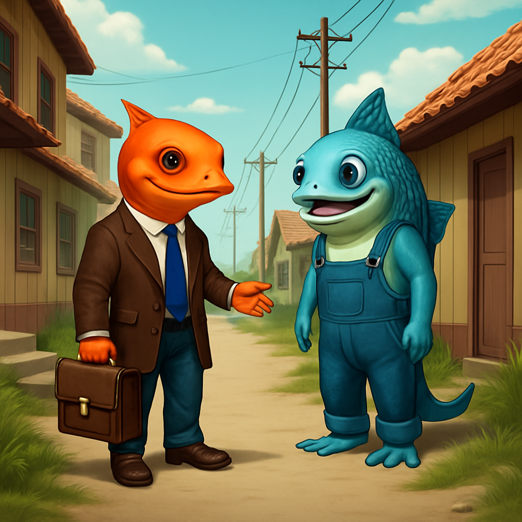 New movie genre: big fish out…