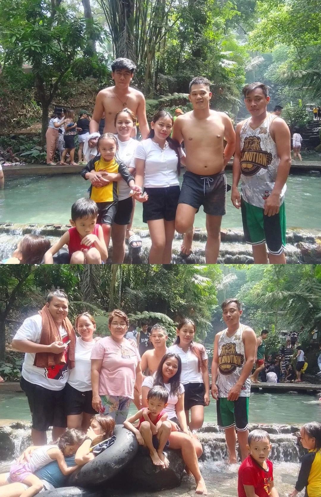 me, my LIP, Aunt, sister, brother in law, two brothers and my cousin.