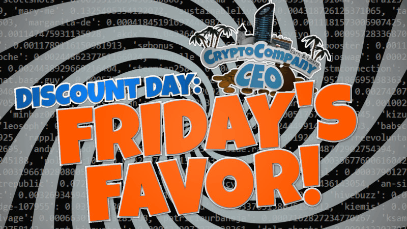 Hard Decisions on Friday's Favor... However: Friday's Favor = Discount Day! Up to 40% Off CryptoComp...