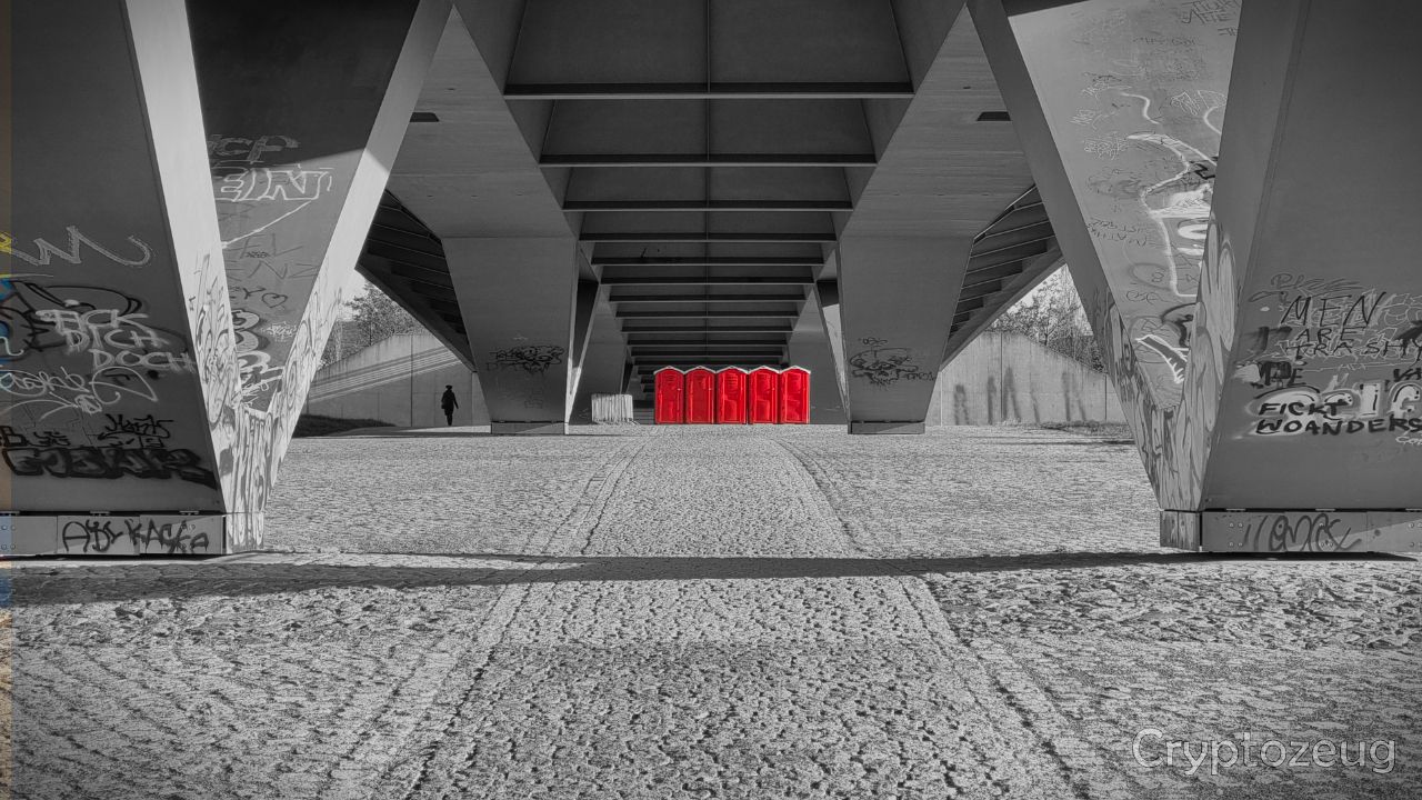 Under the bridge – Waldschlößchenbrücke Dresden