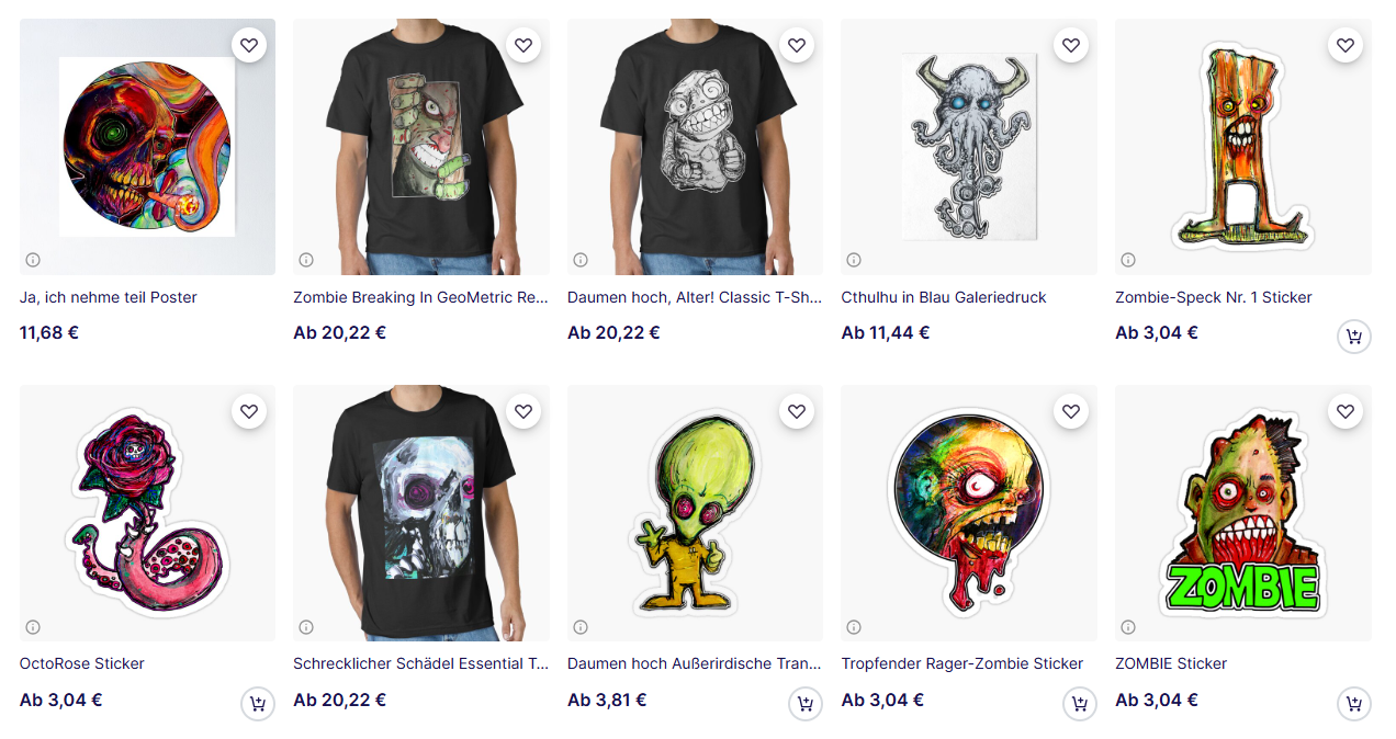 Redbubble Shop