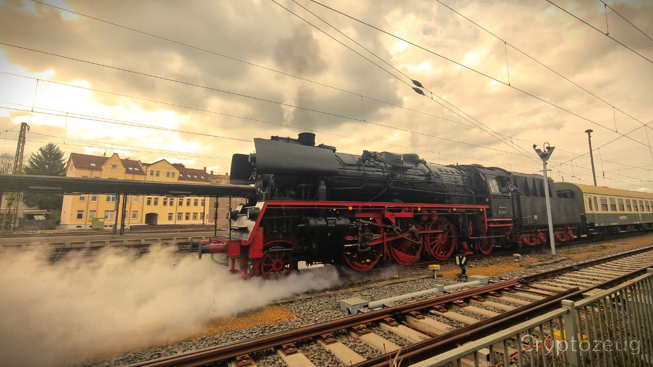 Hear and feel the power of steam