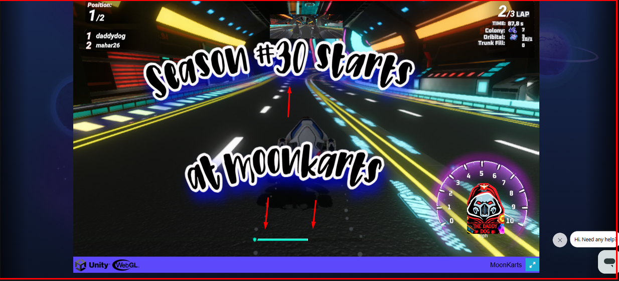 I finish the season and these were my rewards in Moonkarts