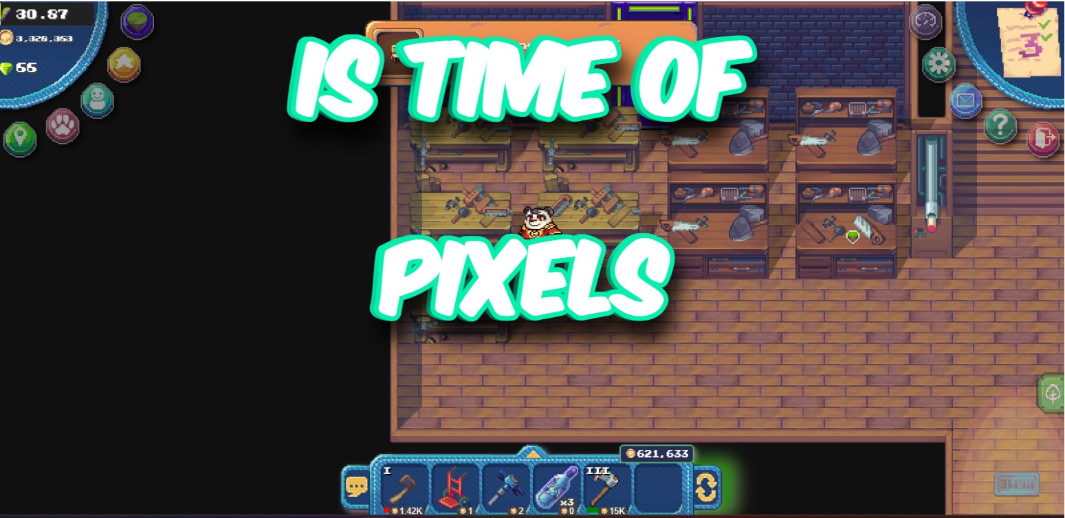 It's a normal, quiet day at Pixels ESP-ENG