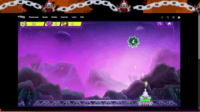 We are trying to win at Hyper Rail Blaster Gameplay |   ESP-ENG