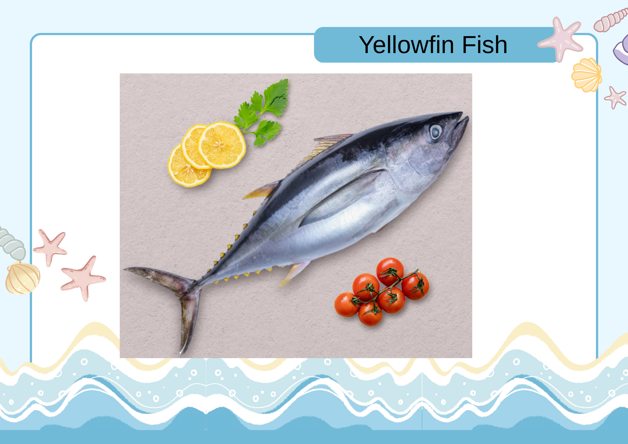 Blue and Yellow Illustrated Beach Notes Background A4.png