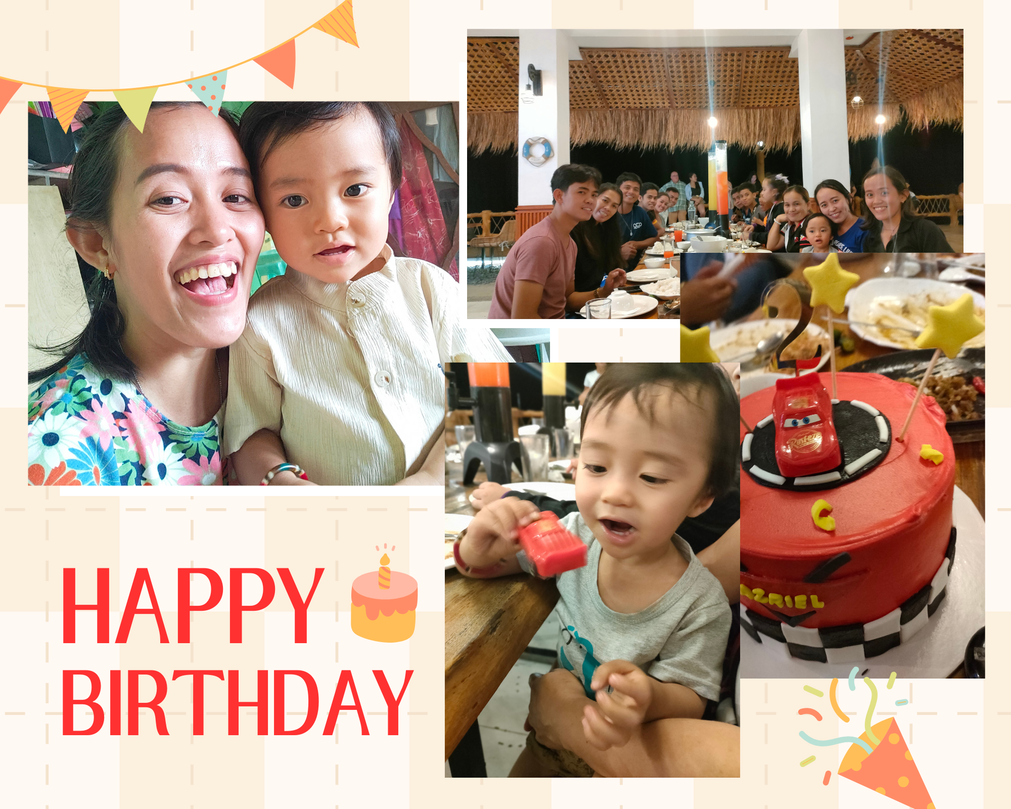Peach Orange Playful Birthday Photo Collage.png